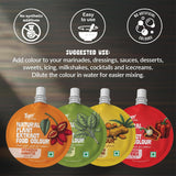 Tiger Natural Plant Extract Food Colour | Multiple Options Available | Pack of 1
