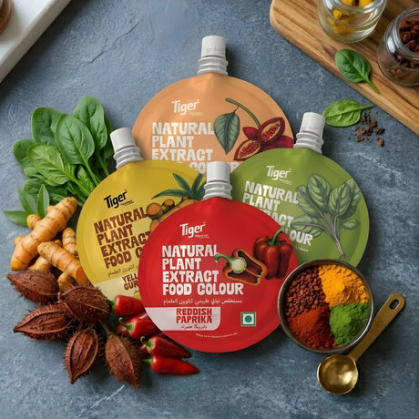 Tiger Natural Plant Extract Food Colour | Multiple Options Available | Pack of 1