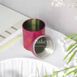 Return Gift Tin Box | Dry Fruit Box | Chocolate Box | Cylinder Small Tin | - Bakeyy.com - India - Return Gift Tin Box | Dry Fruit Box | Chocolate Box | Cylinder Small Tin | - Pink