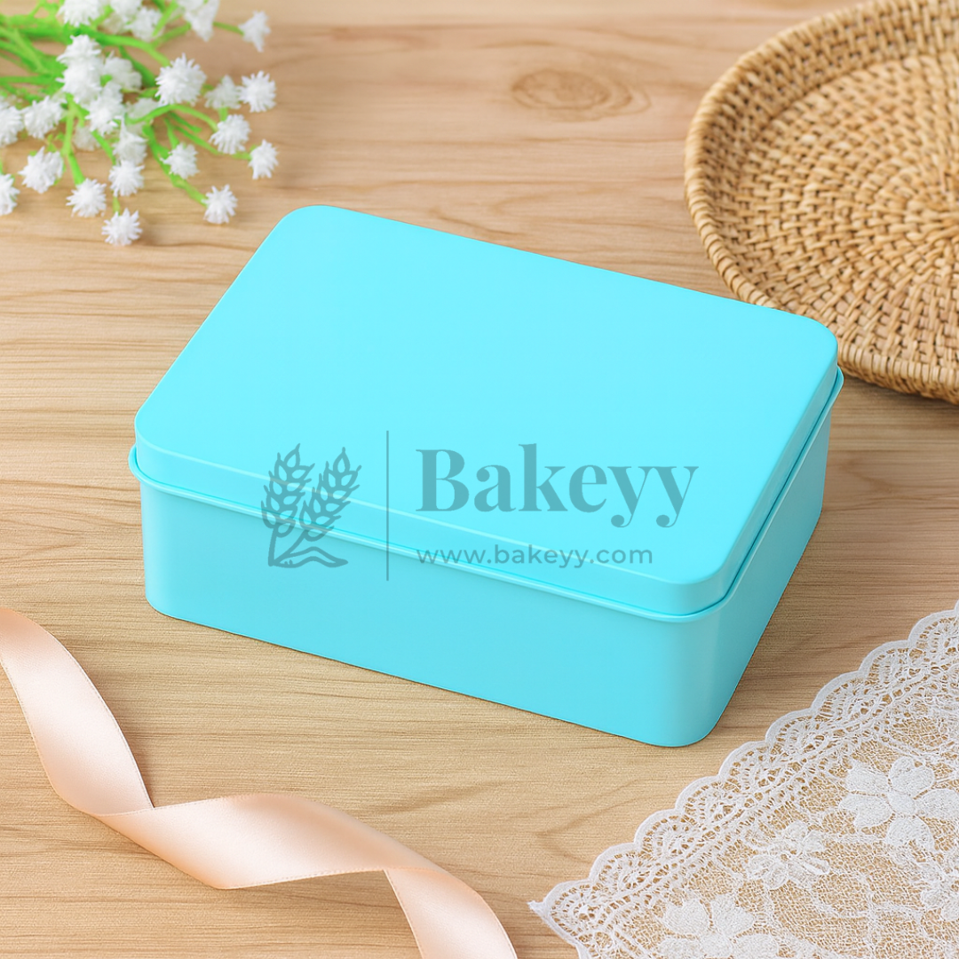 Premium Plain Metal Storage Box – Multipurpose Gift & Storage Tin | Pack of 1