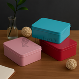 Premium Plain Metal Storage Box – Multipurpose Gift & Storage Tin | Pack of 1