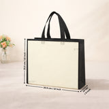 Premium Laminated Carry Bag with Contrast Border Panels | White & Green Variants | 3 Size Options | Pack of 50
