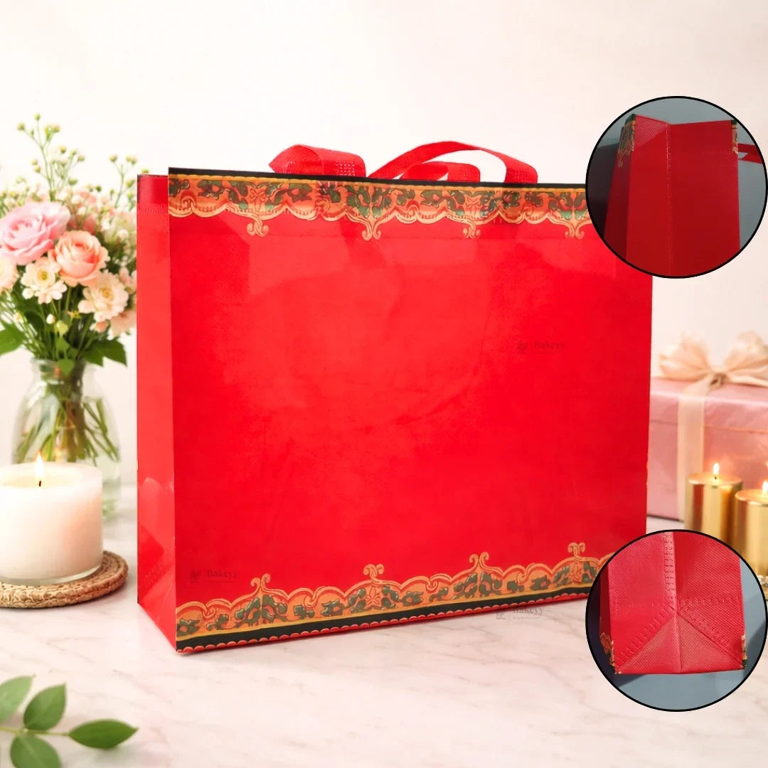 TraditionalRedFestiveCarryBagwithDecorativeBorder_4 - Bakeyy.com