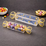 Clear transparent box with decorative floral print
Candy-style shape with twisted ends for a gift-ready look
Ideal for chocolates, candies, toffees, small treats, and favors
Great for birthdays, weddings, baby showers, festive gifting, and hampers
Lightweight, neat presentation, easy to display
