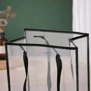 TransparentPVCFlowerGiftBag_TallRoseBoxBag_ClearDisplayCarryBagwithBlackHandle34x13x9cmPackof1_4 - Bakeyy.com