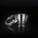 60ml & 90ml - Transparent Dessert Cup with Lid | Clear Disposable Cup | Dessert Packaging | Pack of 100