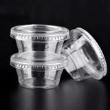 60ml & 90ml - Transparent Dessert Cup with Lid | Clear Disposable Cup | Dessert Packaging | Pack of 100