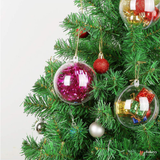 Transparent Fillable Hanging Ball Ornament | Pack of 12