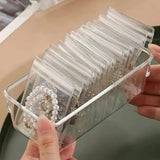 Transparent PVC Ziplock Pouch | Jewellery & Small Accessories | Multi-Size Assorted Pack | Pack of 100