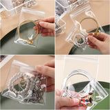 Transparent PVC Ziplock Pouch | Jewellery & Small Accessories | Multi-Size Assorted Pack | Pack of 100