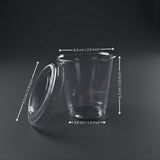 Transparent Dessert Cup with Lid | Clear Disposable Cup | Dessert Packaging | Pack of 100