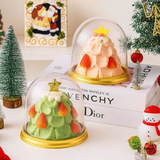 Gold Base Dome Cake Container | Pack of 50