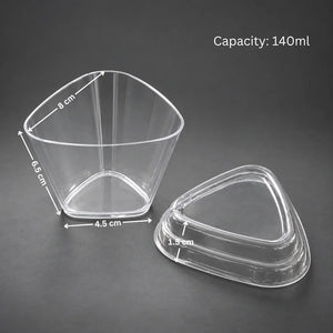 Triangular_Dessert_Container_with_Lid_1 - Bakeyy.com IN
