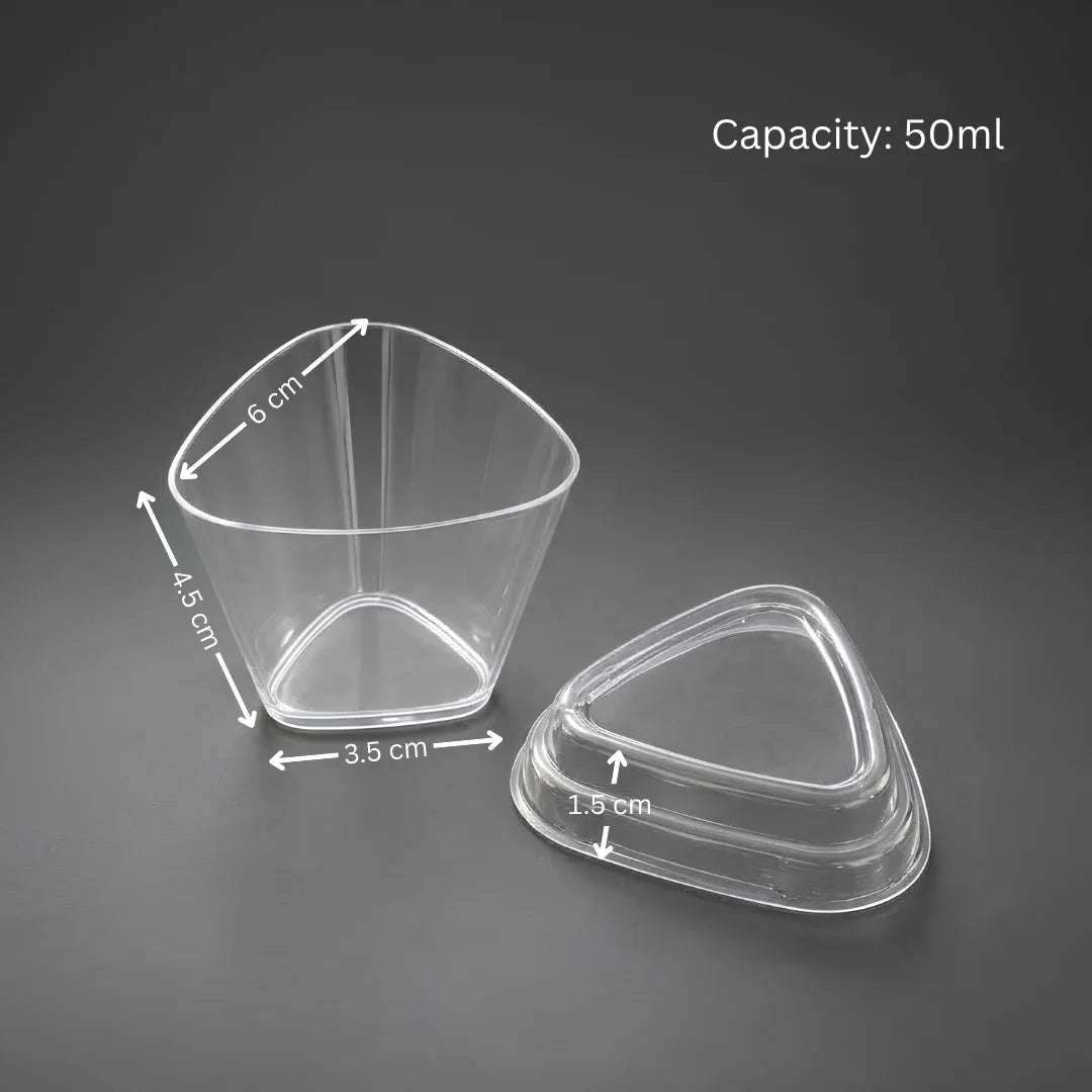 Triangular_Dessert_Container_with_Lid_2 - Bakeyy.com IN