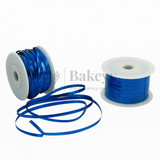 Premium Twist Tie Roll | Decorative Wire Ribbon for Festive & Bakery Packaging - Bakeyy.com - India - Premium Twist Tie Roll | Decorative Wire Ribbon for Festive & Bakery Packaging - Blue