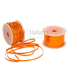 Premium Twist Tie Roll | Decorative Wire Ribbon for Festive & Bakery Packaging - Bakeyy.com - India - Premium Twist Tie Roll | Decorative Wire Ribbon for Festive & Bakery Packaging - Orange