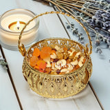 4 inch| Gold Plated Decorative Baskets For Gifts - Gift Baskets For Dry Fruits ,Gift Hampers, Return Gift for wedding, Anniversary, Birthday, house warming - Bakeyy.com - India - 4 inch| Gold Plated Decorative Baskets For Gifts - Gift Baskets For Dry Fruits ,Gift Hampers, Return Gift for wedding, Anniversary, Birthday, house warming - Default Title