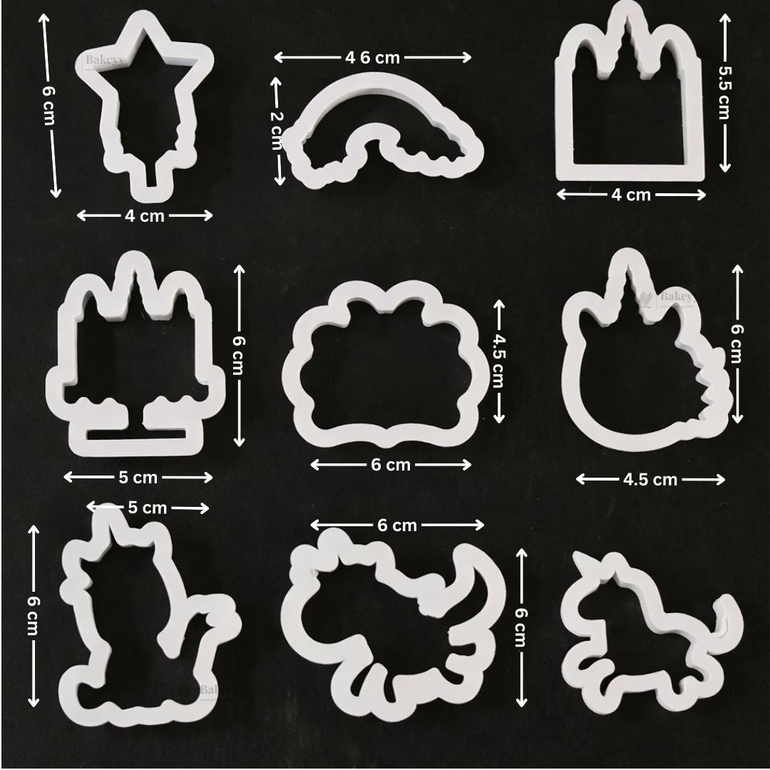 Unicorn Multi Cutter Set | 8 Piece | Pack of 1 