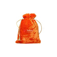 16x20 cm | Velvet Drawstring Potli Bag | Orange Colour | Pack of 10 | Luxurious Gift & Storage Pouch | - Bakeyy.com - India - 16x20 cm | Velvet Drawstring Potli Bag | Orange Colour | Pack of 10 | Luxurious Gift & Storage Pouch | - Default Title