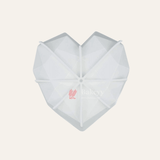 Silicon 3D Diamond Heart Entremet Cake Mould Mousse Mould - Bakeyy.com - India - Silicon 3D Diamond Heart Entremet Cake Mould Mousse Mould - Default Title