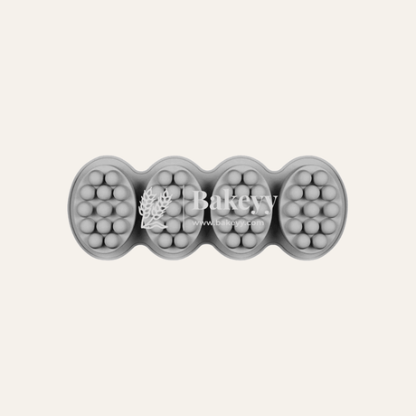 4 Cavity Massage Bar Design Silicone Moulds for Soaps Chocolate - Bakeyy.com - India - 4 Cavity Massage Bar Design Silicone Moulds for Soaps Chocolate - Default Title