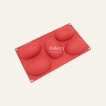 Silicone 5 Cavity Half Egg Shape Soap Mold for Soap Making Idli Truffles Chocolate - Bakeyy.com - India - Silicone 5 Cavity Half Egg Shape Soap Mold for Soap Making Idli Truffles Chocolate - Default Title
