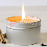 5x4 cm Empty Candle Tin Box | Luxury Tin | Pack of 12 | - Bakeyy.com - India - 5x4 cm Empty Candle Tin Box | Luxury Tin | Pack of 12 | - Silver