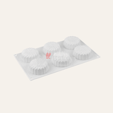 3D 6 Cavity Spiral Geometric Muffin Moulds Entremet Cake Mould Mousse Mould - Bakeyy.com - India - 3D 6 Cavity Spiral Geometric Muffin Moulds Entremet Cake Mould Mousse Mould - Default Title