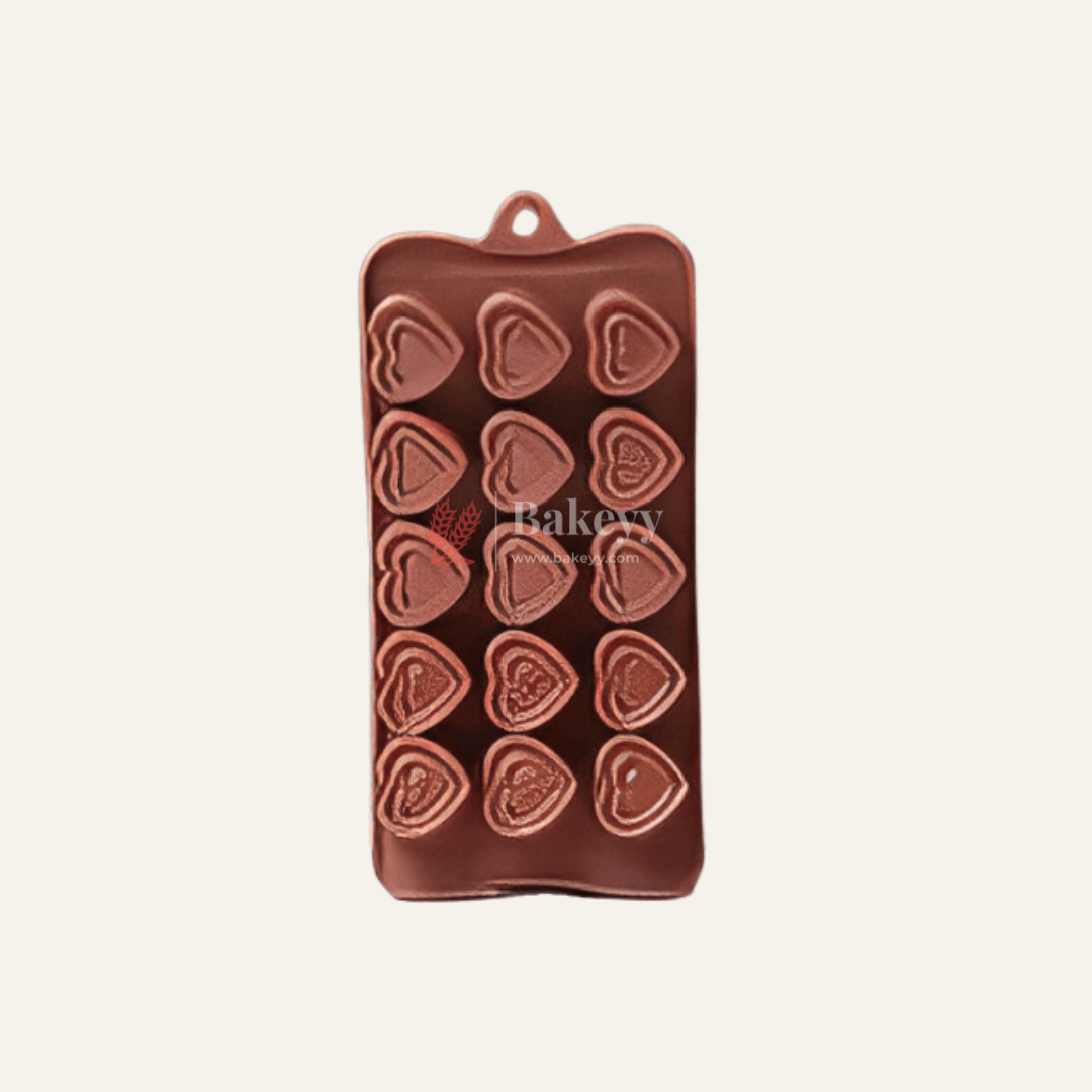 Heart Silicone Chocolate Mould | Chocolate Making and Shaping Mould | - Bakeyy.com - India - Heart Silicone Chocolate Mould | Chocolate Making and Shaping Mould | - Default Title