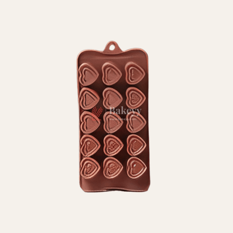 Heart Silicone Chocolate Mould | Chocolate Making and Shaping Mould | - Bakeyy.com - India - Heart Silicone Chocolate Mould | Chocolate Making and Shaping Mould | - Default Title