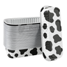 Aluminum Foil Baking Containers with Transparent Lid | Rectangle Tins | Bake N Serve | Pack of 100