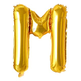 Metallic Gold Alphabet Foil Balloon | Party Decoration | 1 Piece - Bakeyy.com - India - Metallic Gold Alphabet Foil Balloon | Party Decoration | 1 Piece - M 30.00