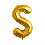 Metallic Gold Alphabet Foil Balloon | Party Decoration | 1 Piece - Bakeyy.com - India - Metallic Gold Alphabet Foil Balloon | Party Decoration | 1 Piece - S 30.00
