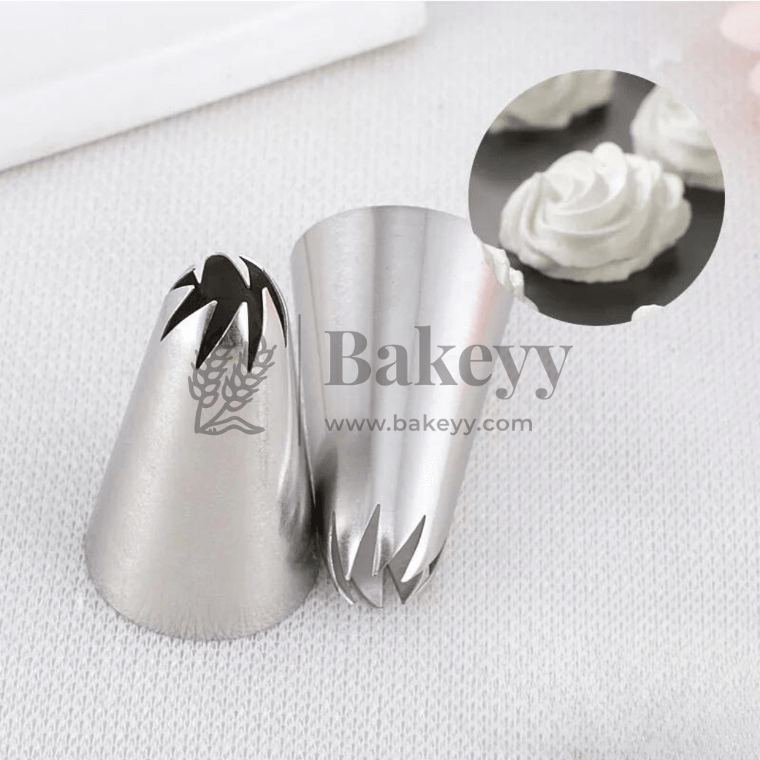 5 Pcs Stainless Steel Icing Nozzle Tips | - Bakeyy.com - India - 5 Pcs Stainless Steel Icing Nozzle Tips | - Default Title