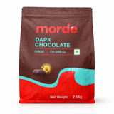 Morde Chocolate Discs Pack | Dark, Milk & White Chocolate for Baking, Moulding & Desserts | 2.5 Kg