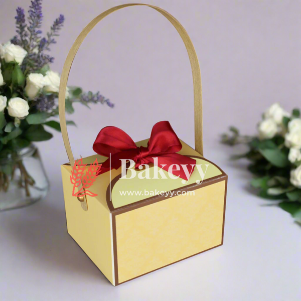 Gift Box | Pack Of 10 | Chocolate Packing Box | Return Gift Box | - Bakeyy.com - India - Gift Box | Pack Of 10 | Chocolate Packing Box | Return Gift Box | - Yellow