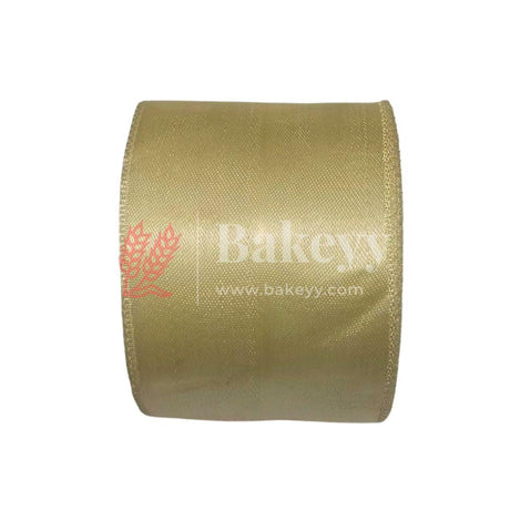 Cloth Satin ribbon for decoration | Gift wrapping | School project works | Opening ribbon | Multi-purpose use - Bakeyy.com - India - Cloth Satin ribbon for decoration | Gift wrapping | School project works | Opening ribbon | Multi-purpose use - Cream