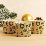 Christmas Muffin Cups-5cm | Pack of 50