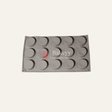 Round Silicone Mould for Baking, Chocolates, and Desserts | 15-Cavity Non-Stick Tray| - Bakeyy.com - India - Round Silicone Mould for Baking, Chocolates, and Desserts | 15-Cavity Non-Stick Tray| - Default Title