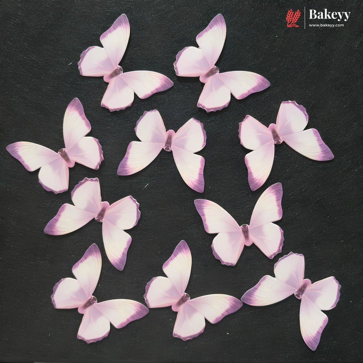 Pastel Wing Butterfly Cake Topper For Cake Decoration | 10 Butterfly Per Pack | Pack of 1