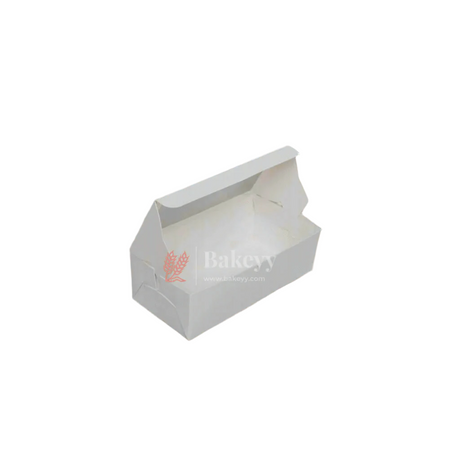 2 Brownie Box White Color | With Window - Bakeyy.com - India - 2 Brownie Box White Color | With Window - Pack Of 10