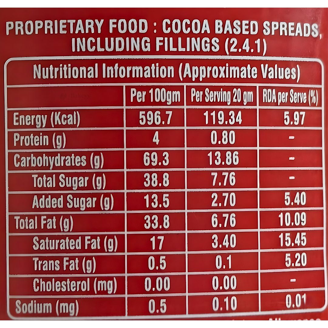 Bake & Shake Classic Cookie Cream Spread | By JINDAL COCOA | 1 KG