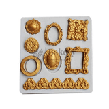 Frame Fondant Mould - Bakeyy.com - India - Frame Fondant Mould - Default Title