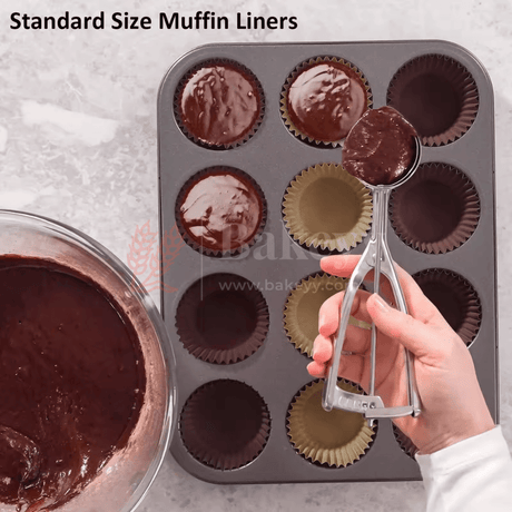 10 CM Brown Colour Cupcake Liners | 1000 pcs | Baking Cup - Bakeyy.com - India - 10 CM Brown Colour Cupcake Liners | 1000 pcs | Baking Cup - Default Title