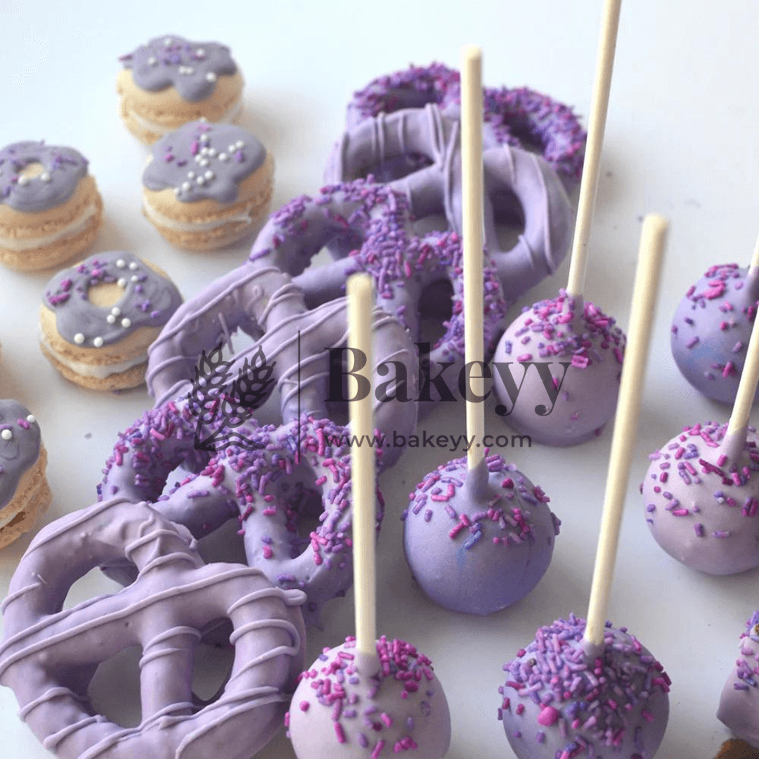 Purple Color Vermicelli Sprinklers - Bakeyy.com - India - Purple Color Vermicelli Sprinklers - 100 gm / Purple