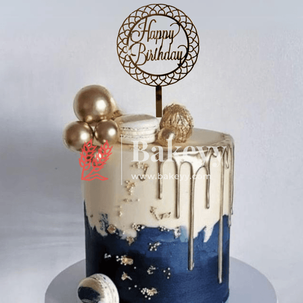 5" inch Happy Birthday Cake Topper