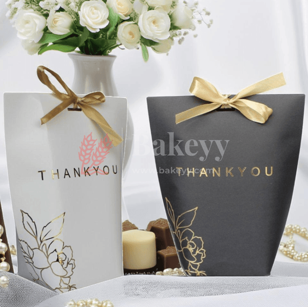 Flower Design Gift Box | Pack Of 10 | Wedding and Birthday | Candy Box | DIY | - Bakeyy.com - India - Flower Design Gift Box | Pack Of 10 | Wedding and Birthday | Candy Box | DIY | - White