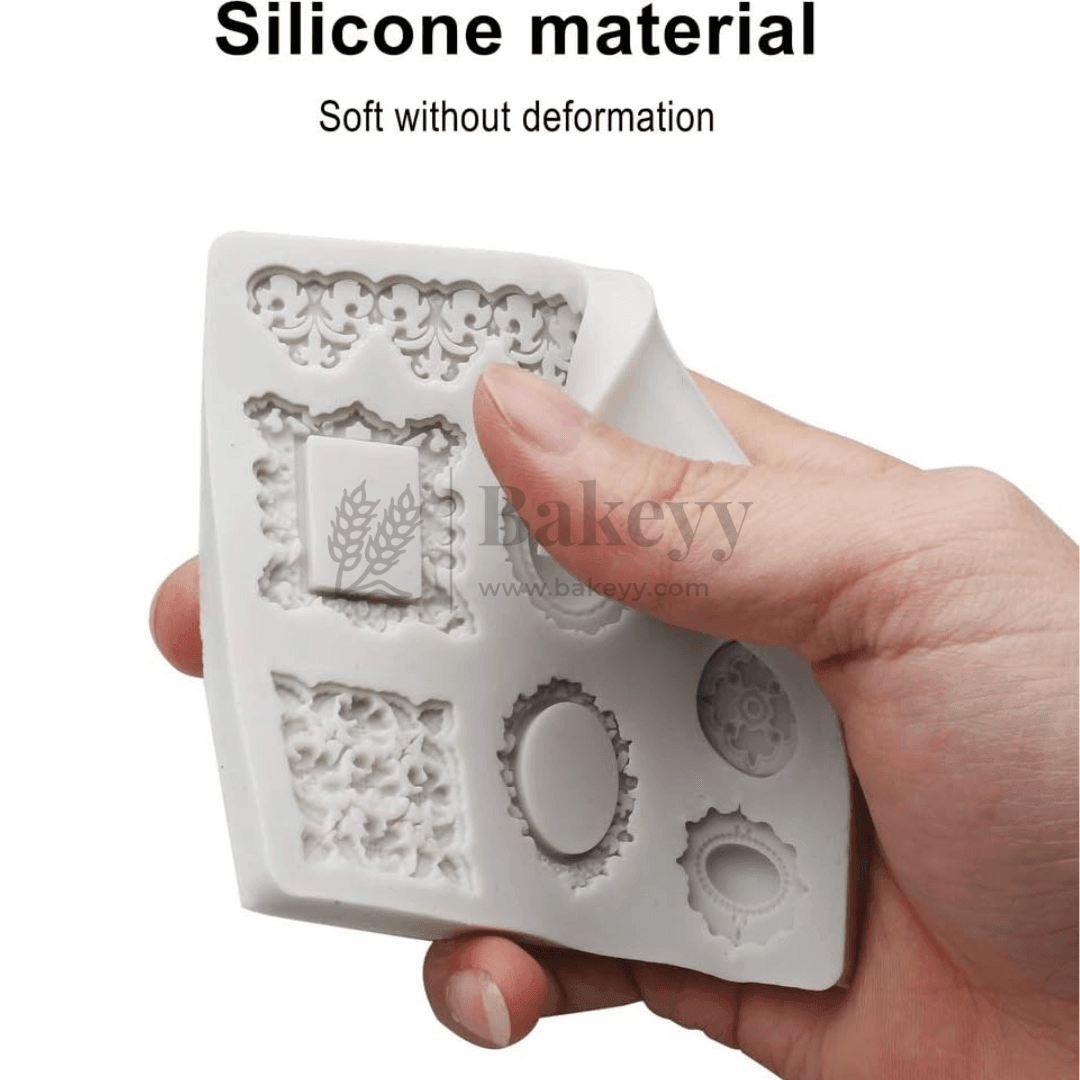 Frame Fondant Mould - Bakeyy.com - India - Frame Fondant Mould - Default Title