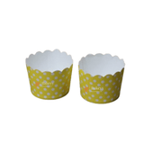 Yellow with white dots | Muffin Cup | Baking Cup | 50 pcs | 5 CM - Bakeyy.com - India - Yellow with white dots | Muffin Cup | Baking Cup | 50 pcs | 5 CM - Default Title