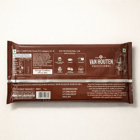 Van Houten Professional Signature | Milk Compound | Smooth and Creamy | 1 Kg | Pack of 1